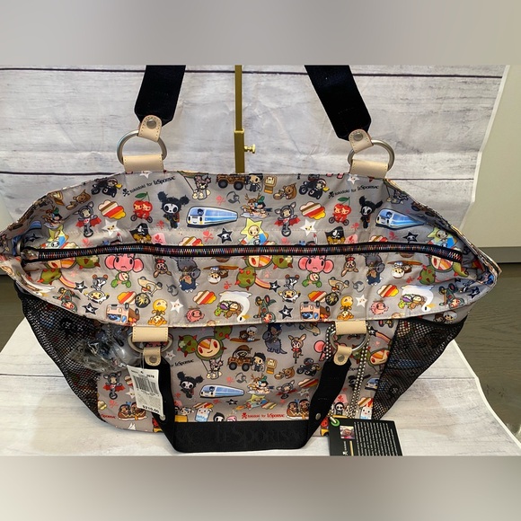 **RARE, HARD TO FIND**NWT VINTAGE  TOKIDOKI X LESPORTSAC Avventura Trasporto - Picture 8 of 8